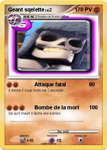 Pokemon Geant sqelette