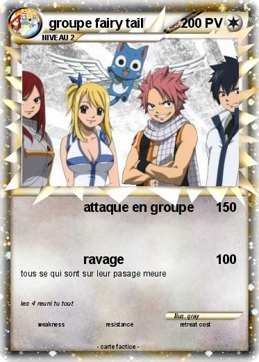 Pokemon groupe fairy tail