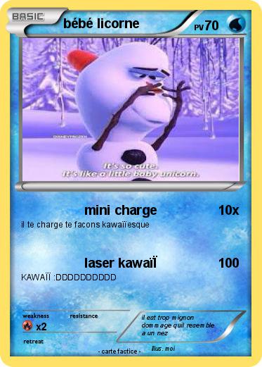 Pokemon bébé licorne