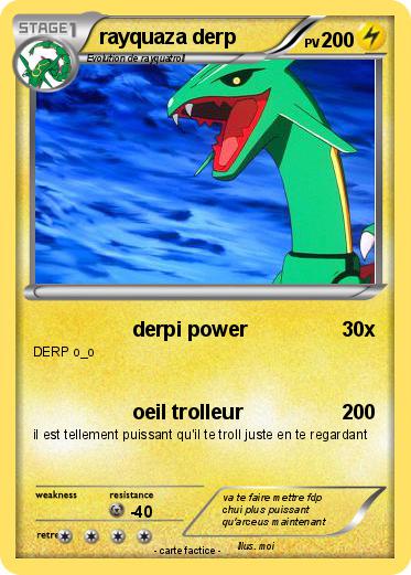 Pokemon rayquaza derp