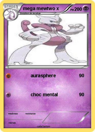 Pokemon mega mewtwo x