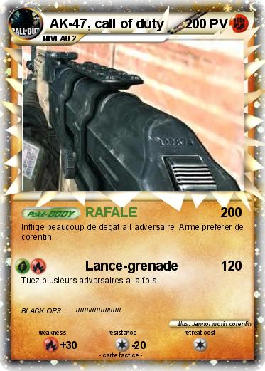 Pokemon AK-47, call of duty