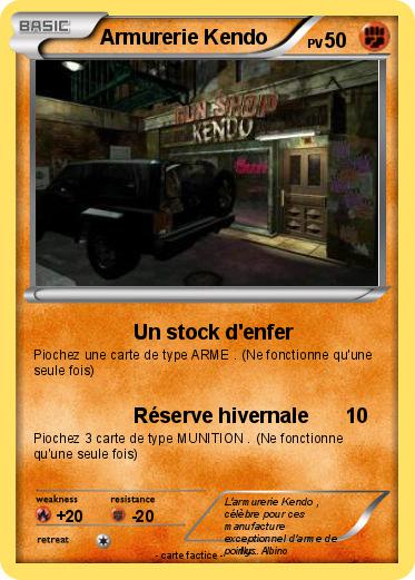 Pokemon Armurerie Kendo