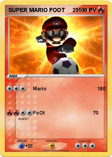 Pokemon SUPER MARIO FOOT     25