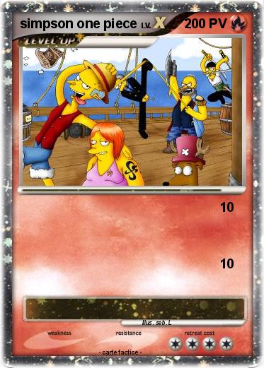 Pokemon simpson one piece