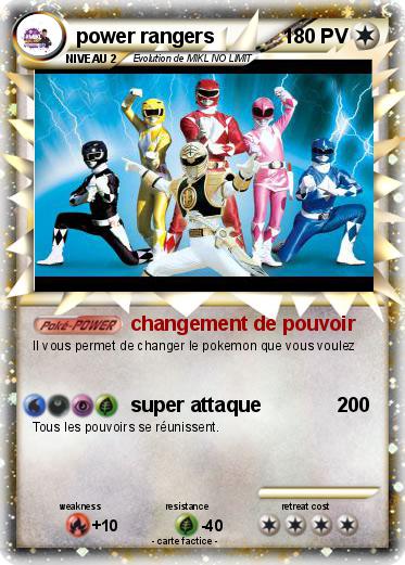 Pokemon power rangers