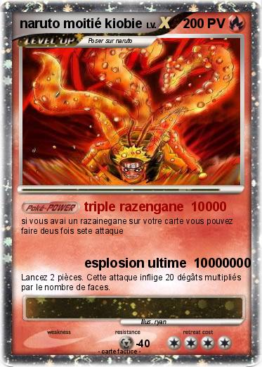 Pokemon naruto moitié kiobie