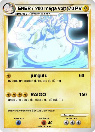 Pokemon ENER ( 200 méga volt )