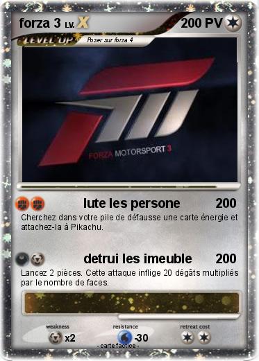 Pokemon forza 3
