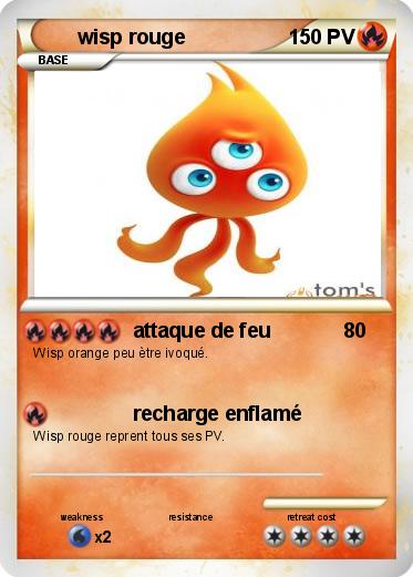Pokemon wisp rouge