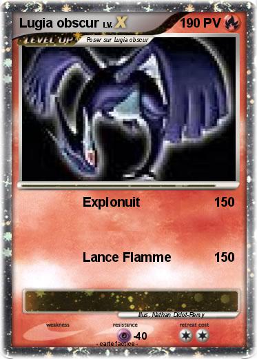 Pokemon Lugia obscur