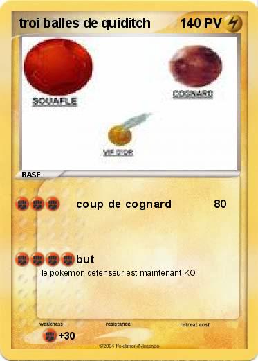 Pokemon troi balles de quiditch