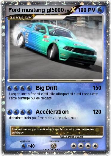 Pokemon Ford mustang gt5000