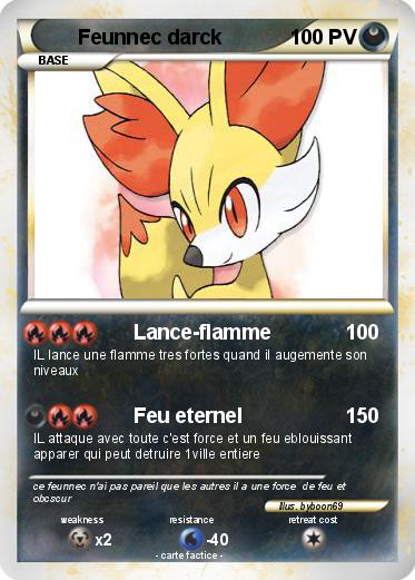 Pokemon Feunnec darck