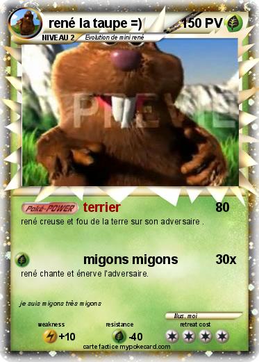 Pokemon rené la taupe =)