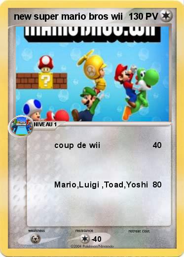 Pokemon new super mario bros wii