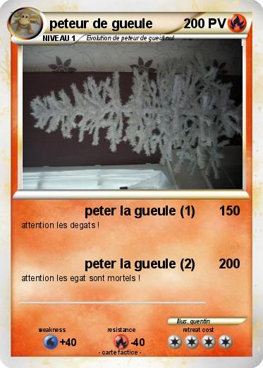 Pokemon peteur de gueule