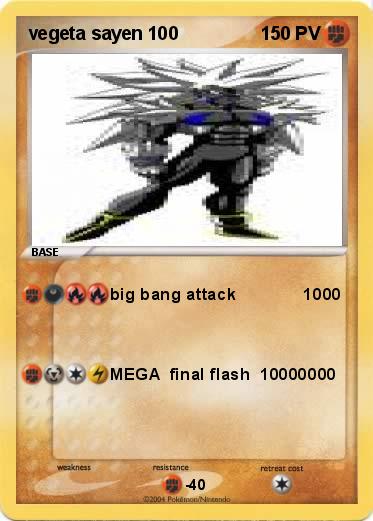Pokemon vegeta sayen 100