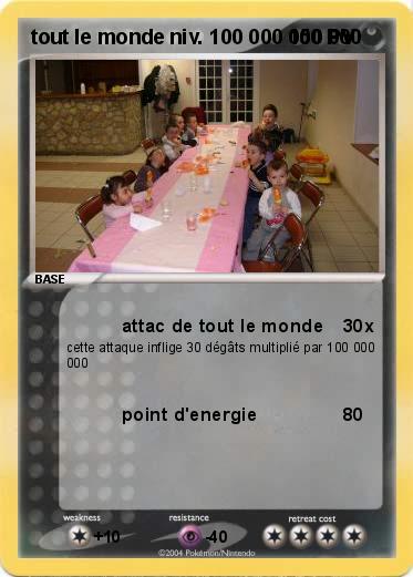 Pokemon tout le monde niv. 100 000 000 000 