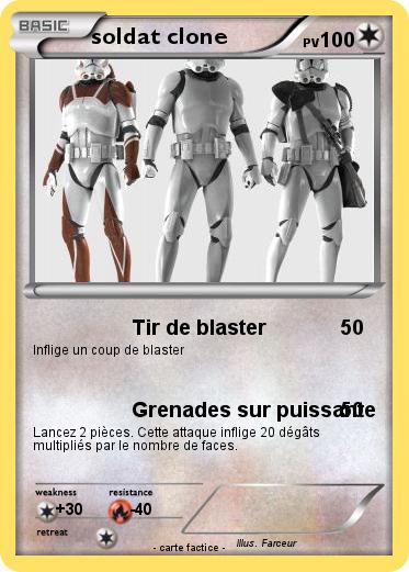 Pokemon soldat clone