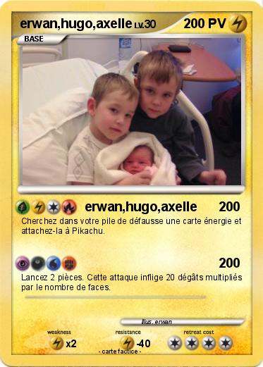 Pokemon erwan,hugo,axelle