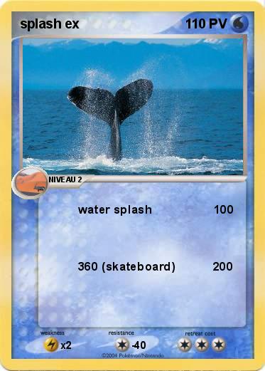 Pokemon splash ex                           