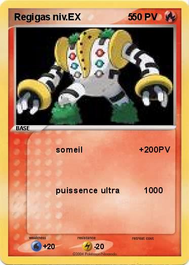 Pokemon Regigas niv.EX                  5