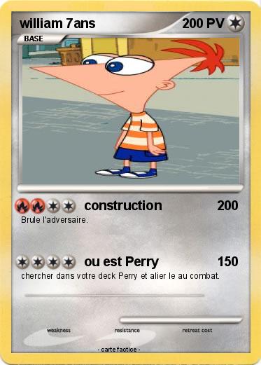Pokemon william 7ans