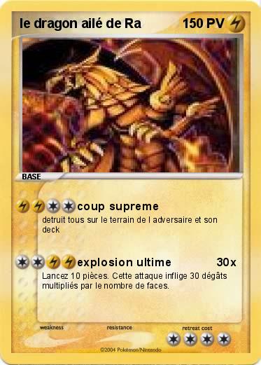 Pokemon le dragon ailé de Ra