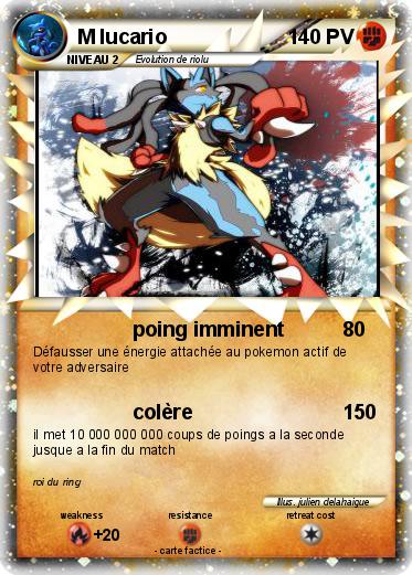 Pokemon M lucario