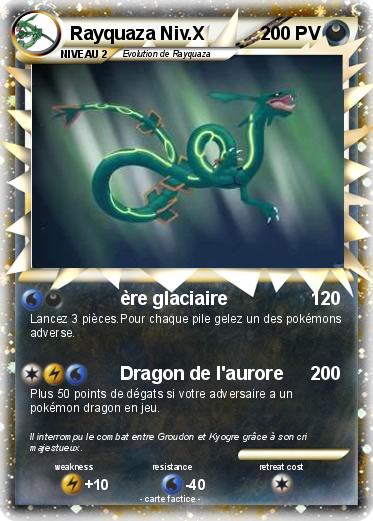 Pokemon Rayquaza Niv.X