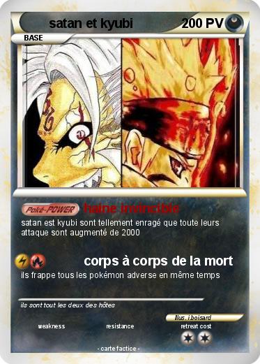 Pokemon satan et kyubi