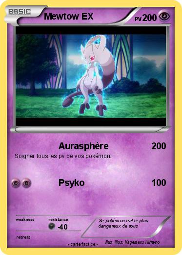 Pokemon Mewtow EX