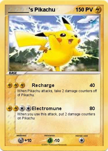 Pokemon _______'s Pikachu
