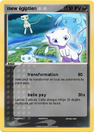 Pokemon mew égiptien