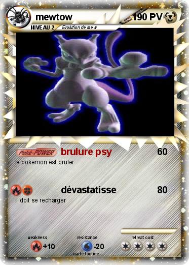 Pokemon mewtow