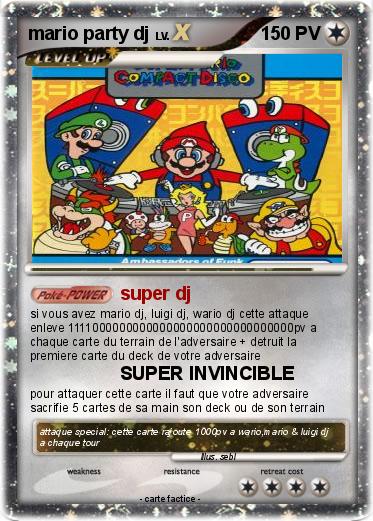 Pokemon mario party dj