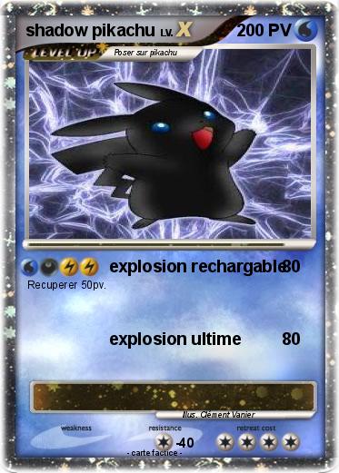 Pokemon shadow pikachu