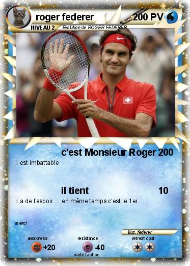 Pokemon roger federer