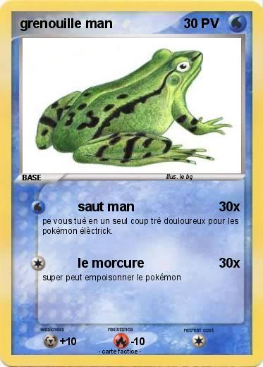 Pokemon grenouille man