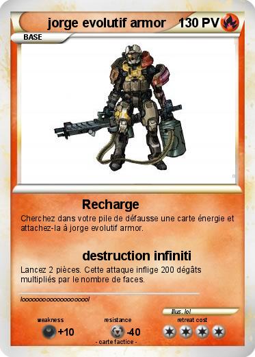 Pokemon jorge evolutif armor
