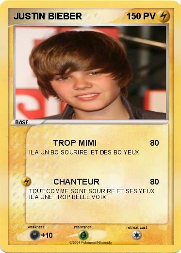 Pokemon JUSTIN BIEBER