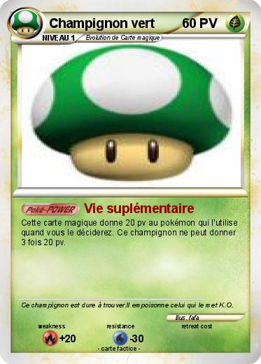Pokemon Champignon vert