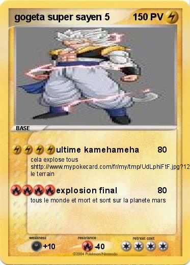 Pokemon gogeta super sayen 5