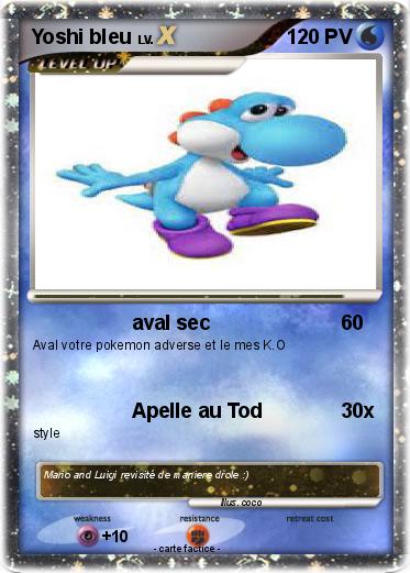 Pokemon Yoshi bleu