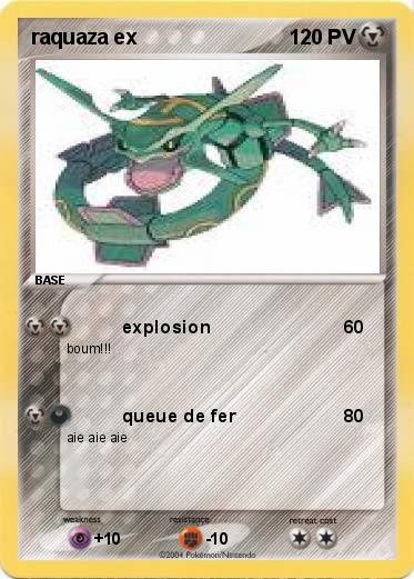 Pokemon raquaza ex