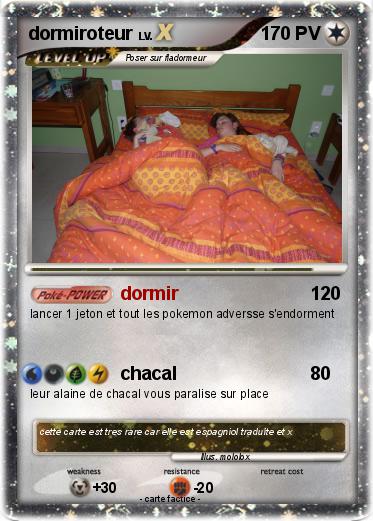 Pokemon dormiroteur