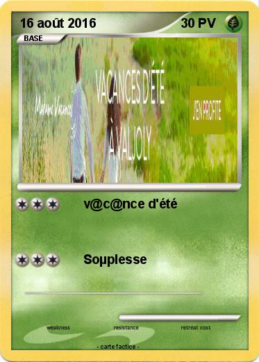 Pokemon 16 août 2016