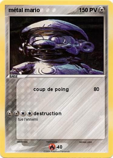 Pokemon métal mario