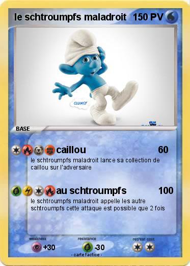 Pokemon le schtroumpfs maladroit